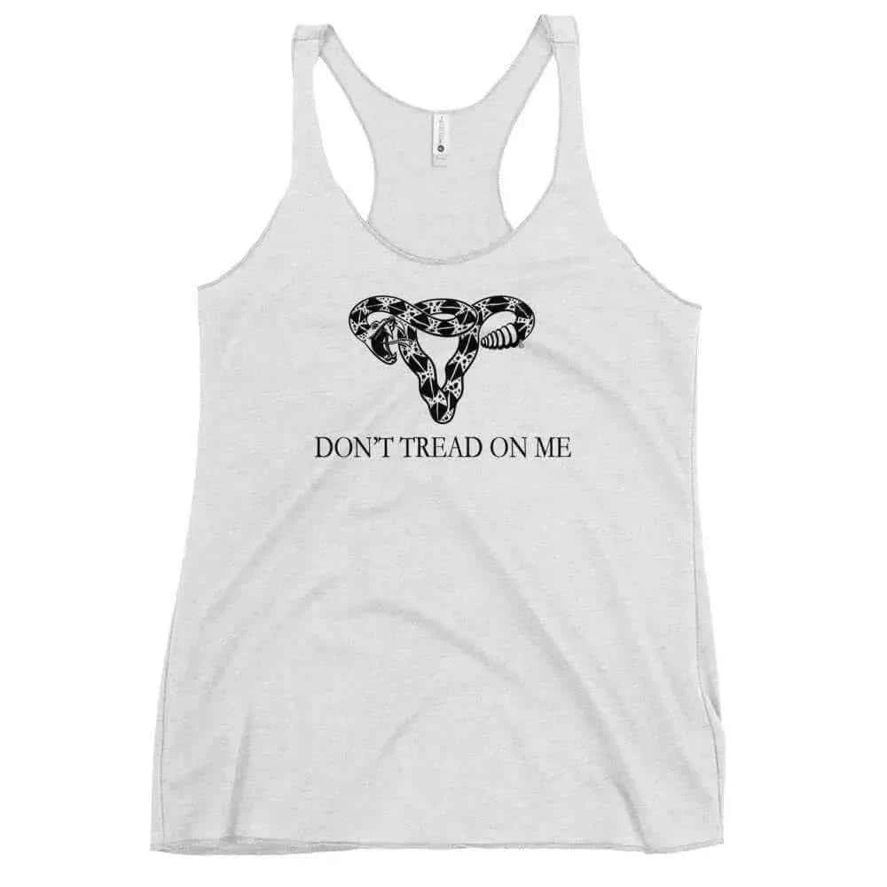 Don’t Tread On Me Uterus Racerback Tank