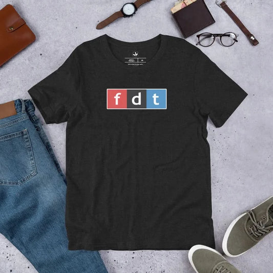 fuck Donald trump FDT NPR logo on a black t shirt, anti trump, democracy, power to the people, Rebel Girl Rampage