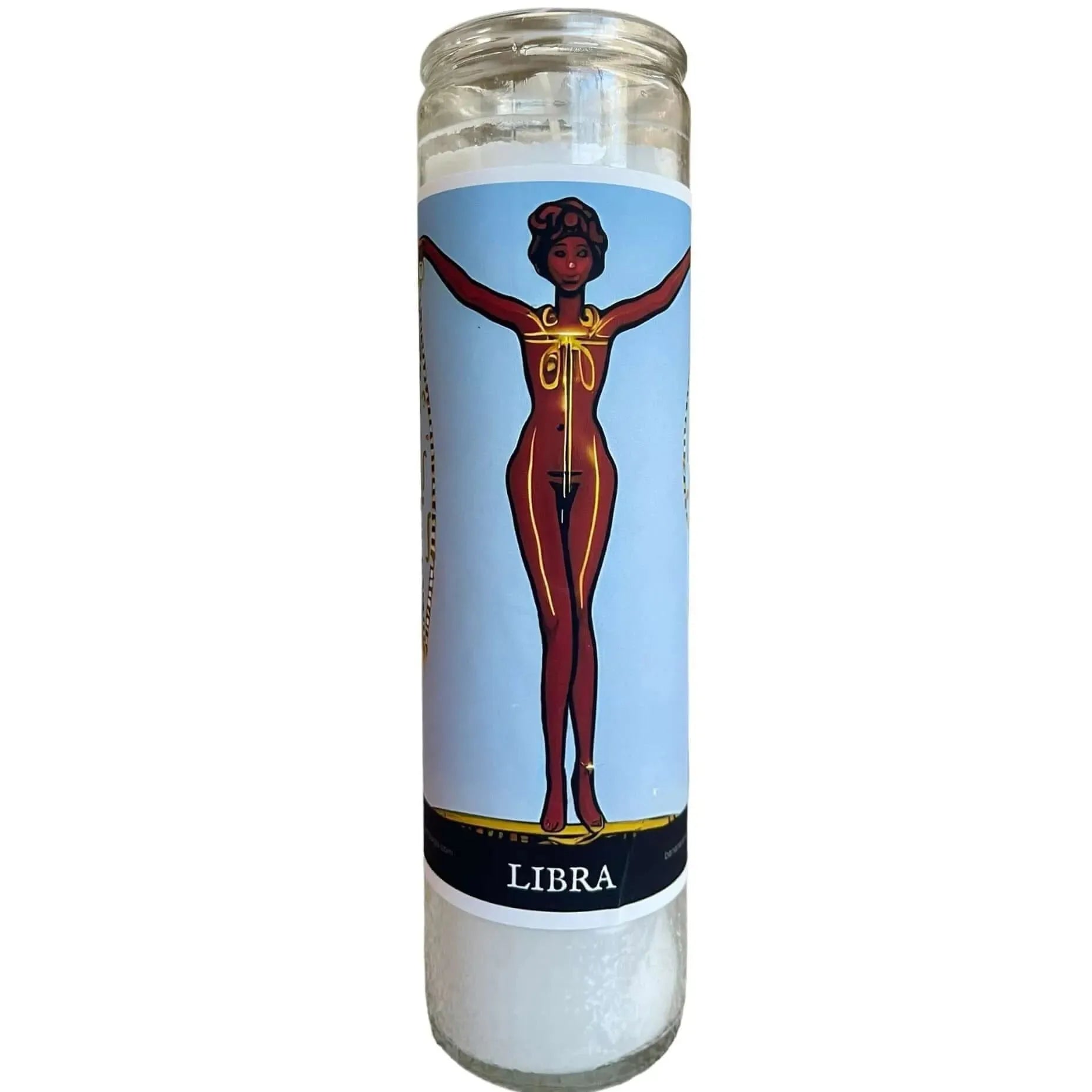 Libra the scales air sign zodiac astrology altar wicca celestial prayer candle Metaphysical venus home decor