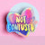 Not Confused Pride Heart Sticker