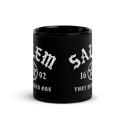 Salem University Black Ceramic Coffee Mug, Magick, the witches you couldn’t burn, Rebel Girl Rampage 