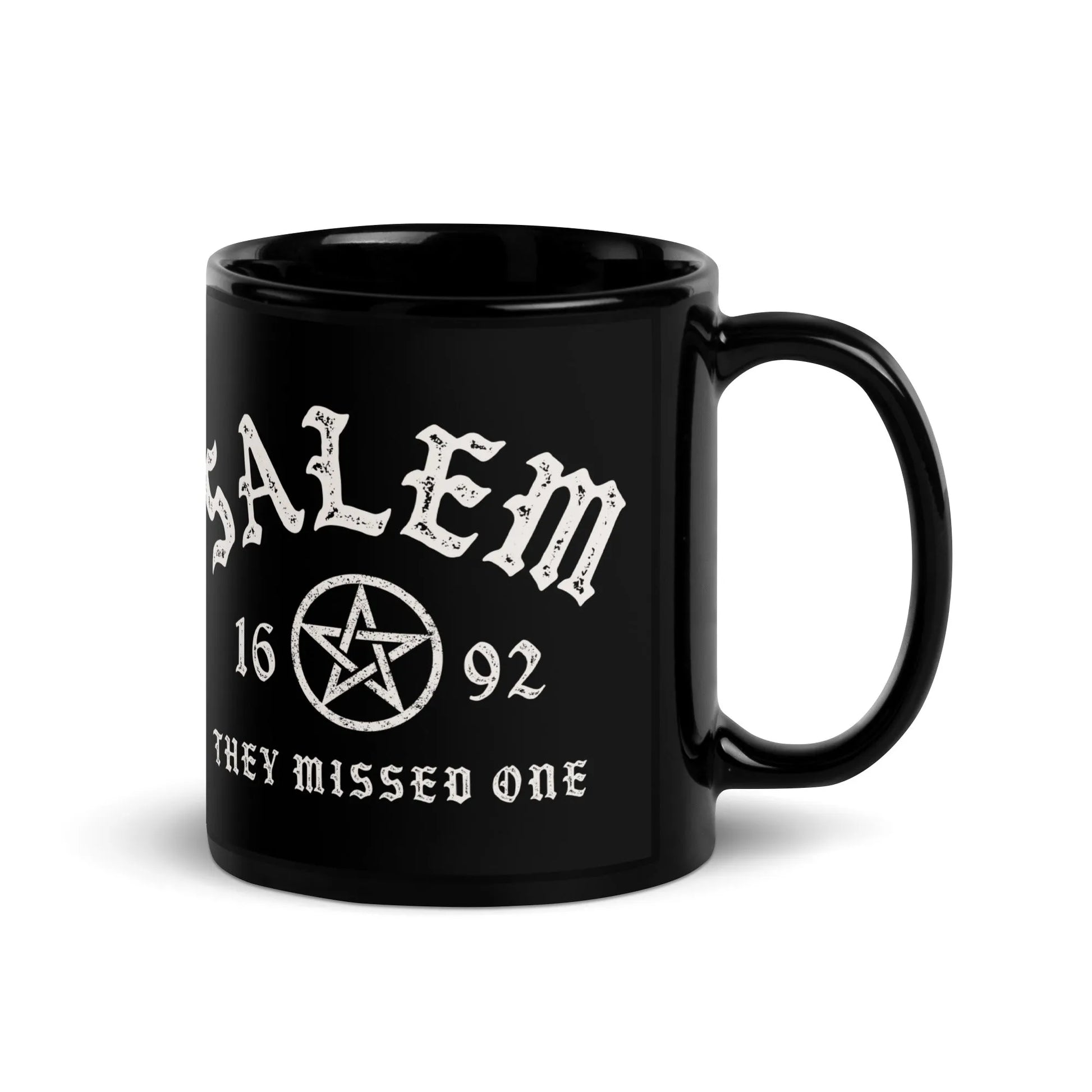 Salem University Black Ceramic Coffee Mug, Magick, the witches you couldn’t burn, Rebel Girl Rampage 