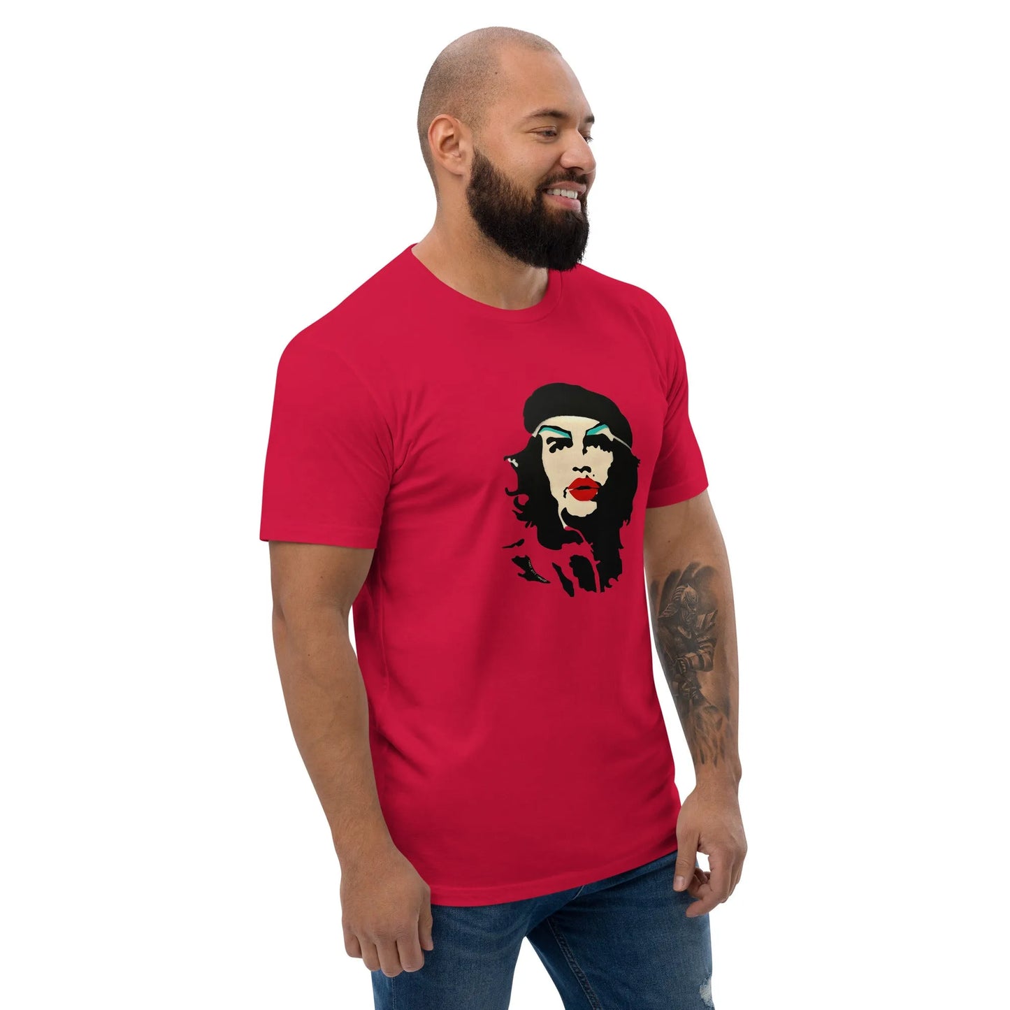 Revolucion Slay Men’s Fitted T-shirt, Rebel Girl Rampage