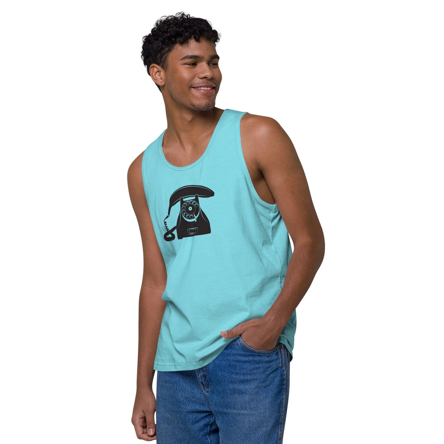 Banana Phone Men’s Tank Top, Rebel Girl Rampage 