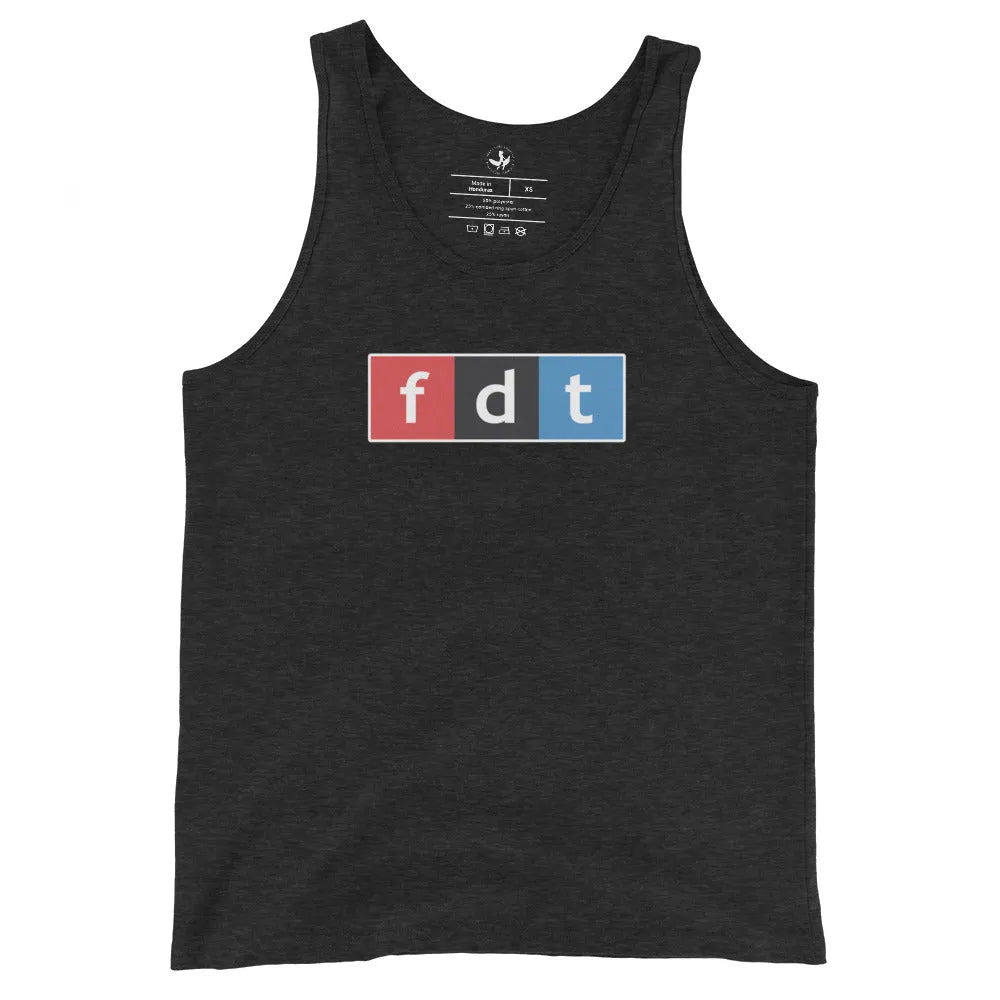 FDT Men’s Tank Top, NPR Public Radio, Anne Lesniak, Rebel Girl Rampage
