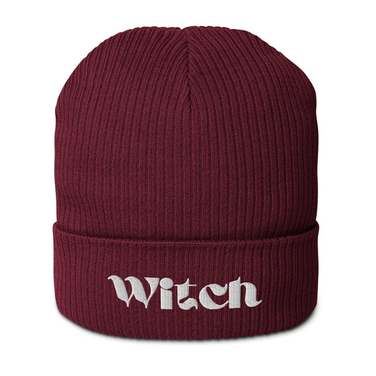 Witch organic eco friendly cotton magic winter beanie