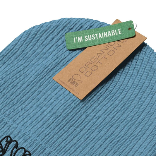 Sloth Organic Ribbed Beanie, cute, animal lover, Rebel Girl Rampage