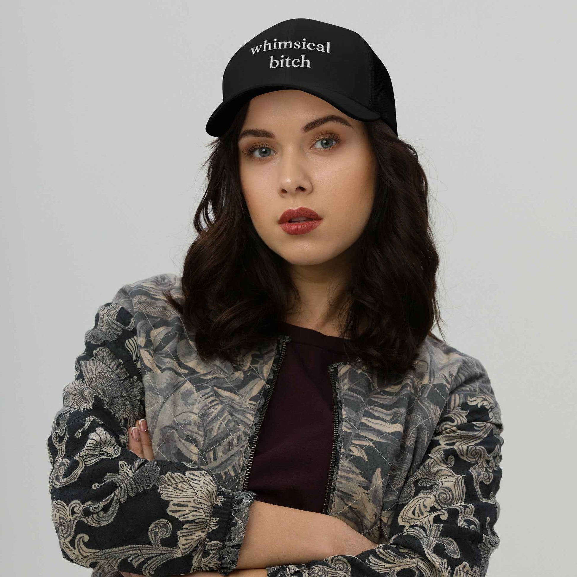 Whimsical B*tch Retro Trucker Cap