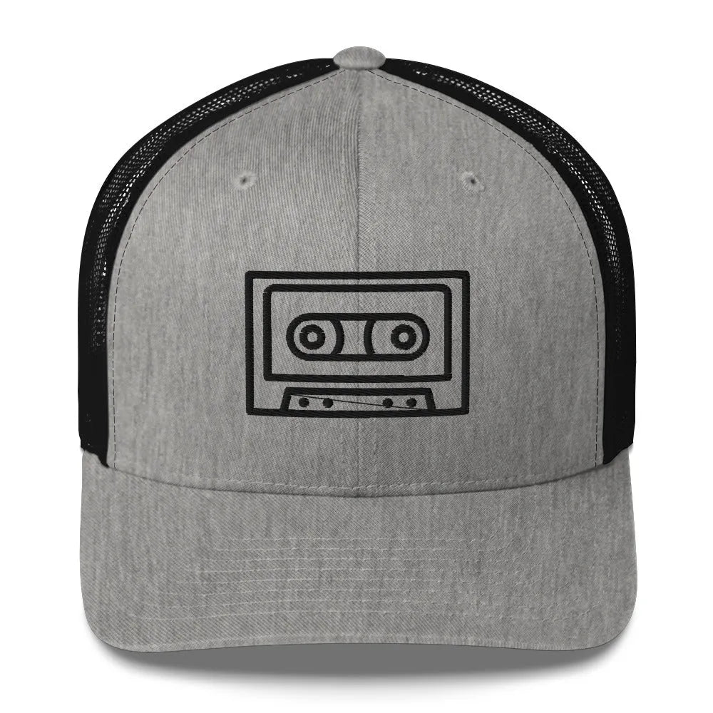 Cassette Tape Retro Trucker Cap, Hats, Whimsy, Rebel Girl Rampage, Rebel Girl Rampage