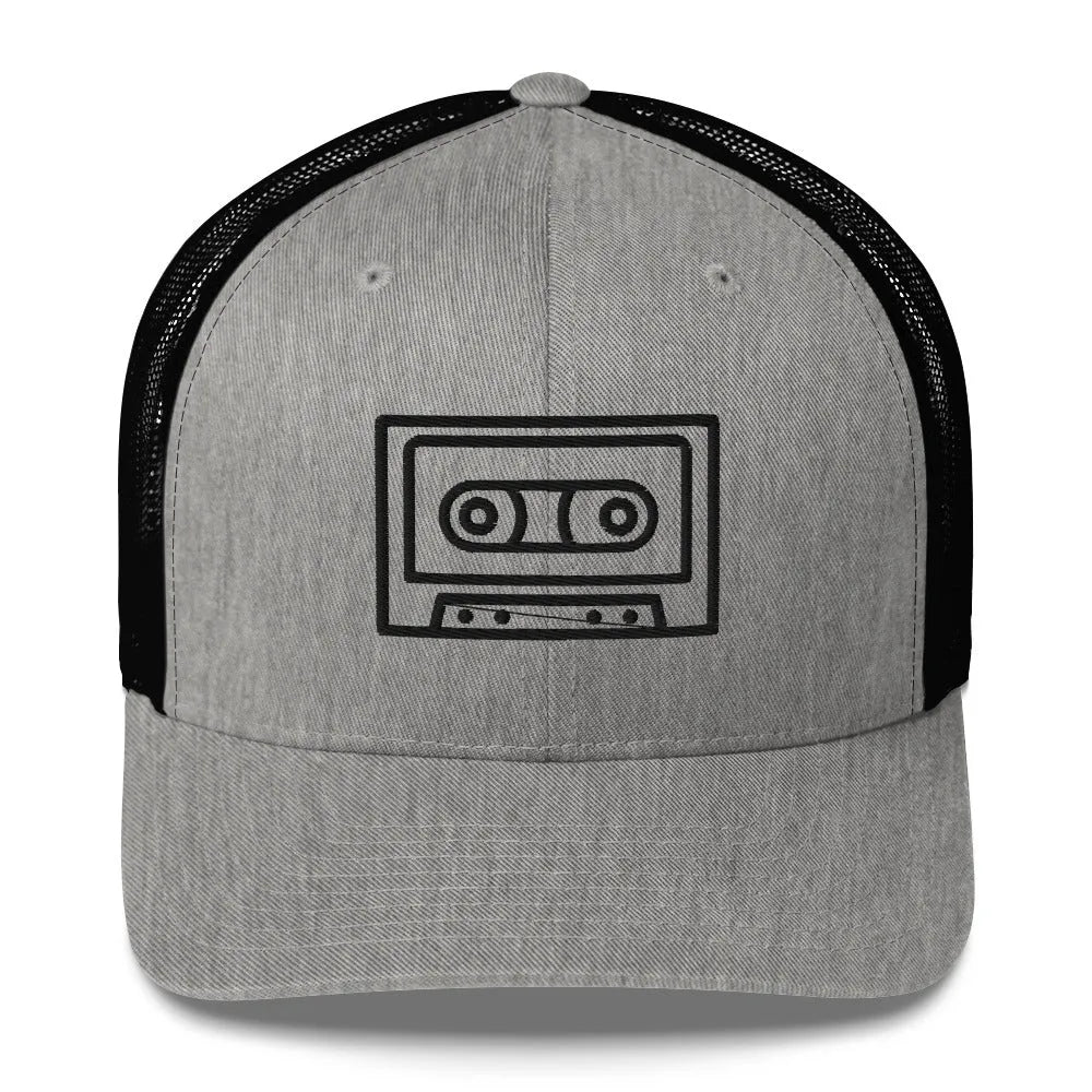 Cassette Tape Retro Trucker Cap, Hats, Whimsy, Rebel Girl Rampage, Rebel Girl Rampage