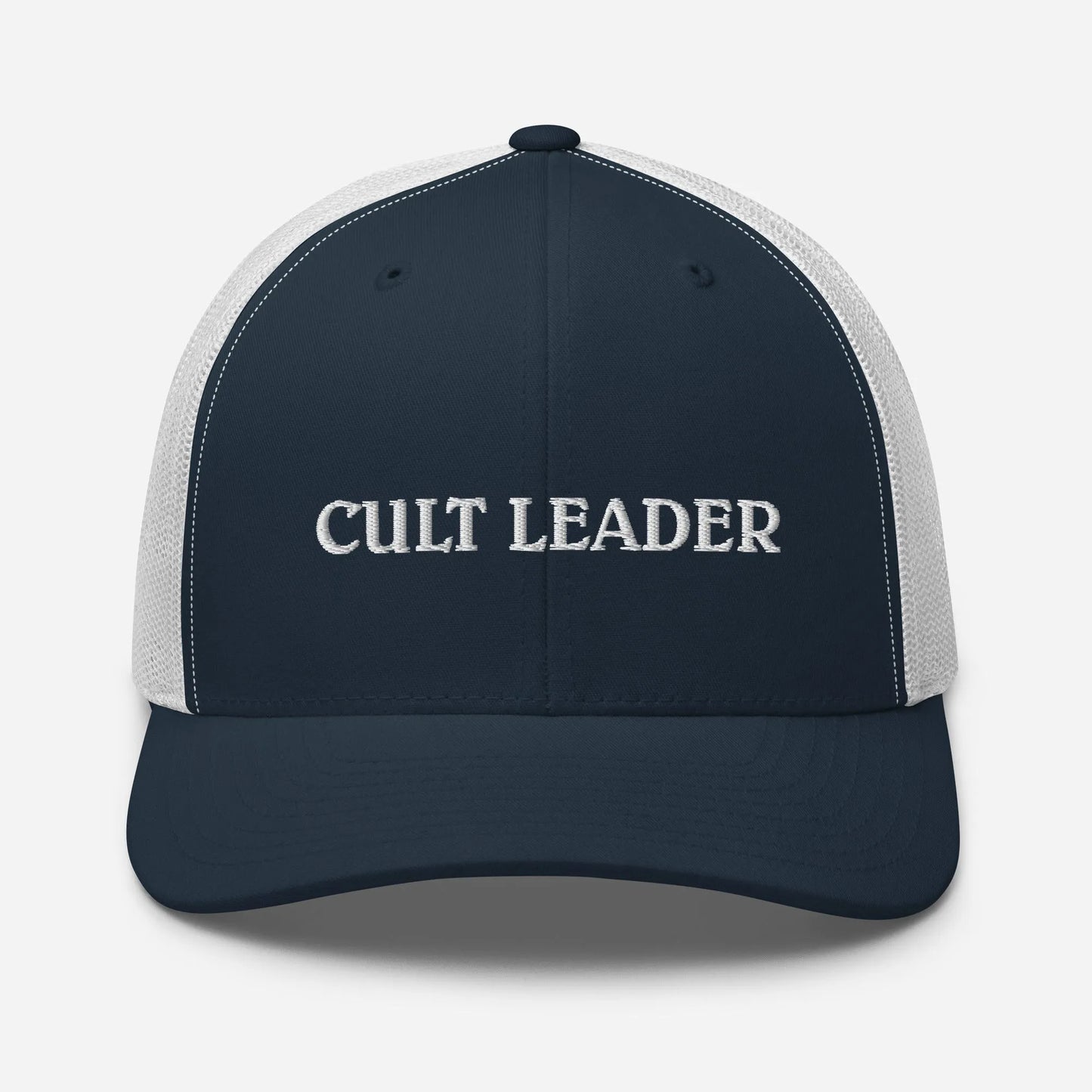 Cult Leader embroidered retro trucker hat by Rebel Girl Rampage