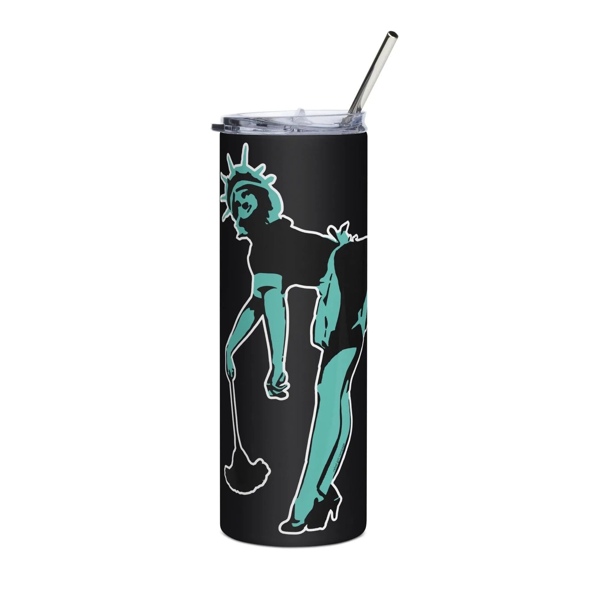 Lady Liberty Stainless Steel Tumbler