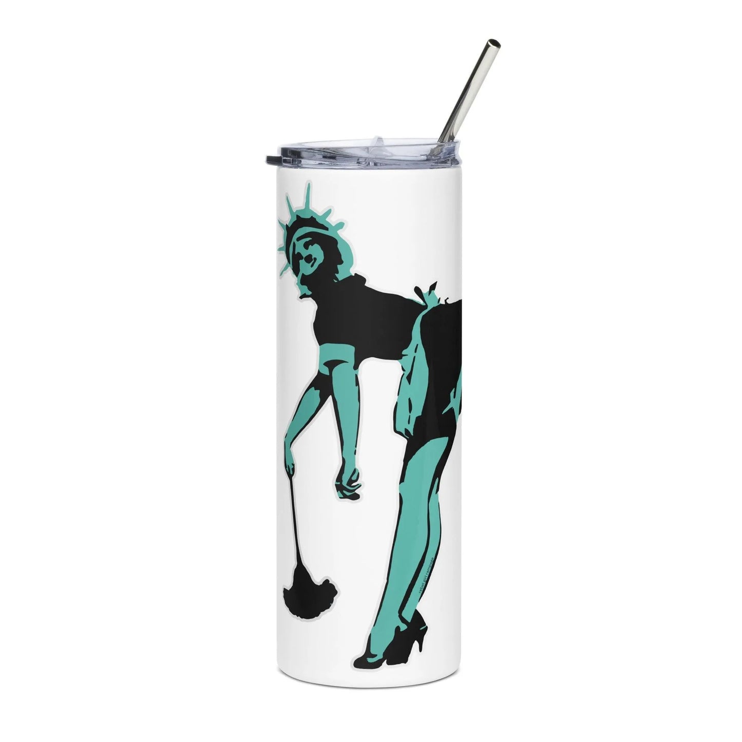 Lady Liberty Stainless Steel Tumbler