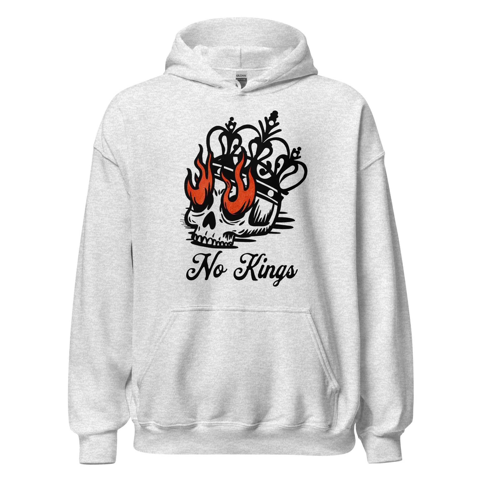 no kings democracy antifa skull, crown and flames graphic art, rebellion, anti trump, protest clothing, Rebel Girl Rampage