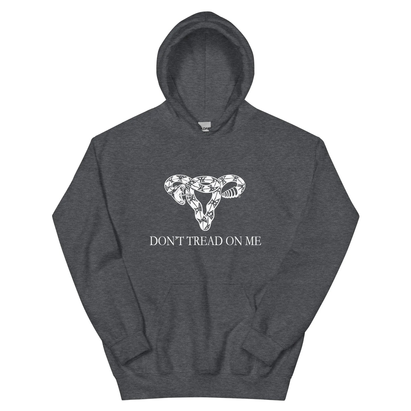 Don’t Tread On Me Feminist Snake Pro Choice Uterus Unisex Hoodie sweatshirt Women’s Abortion Birth control rights Roe V wade My Body My Choice Rebel Girl Rampage