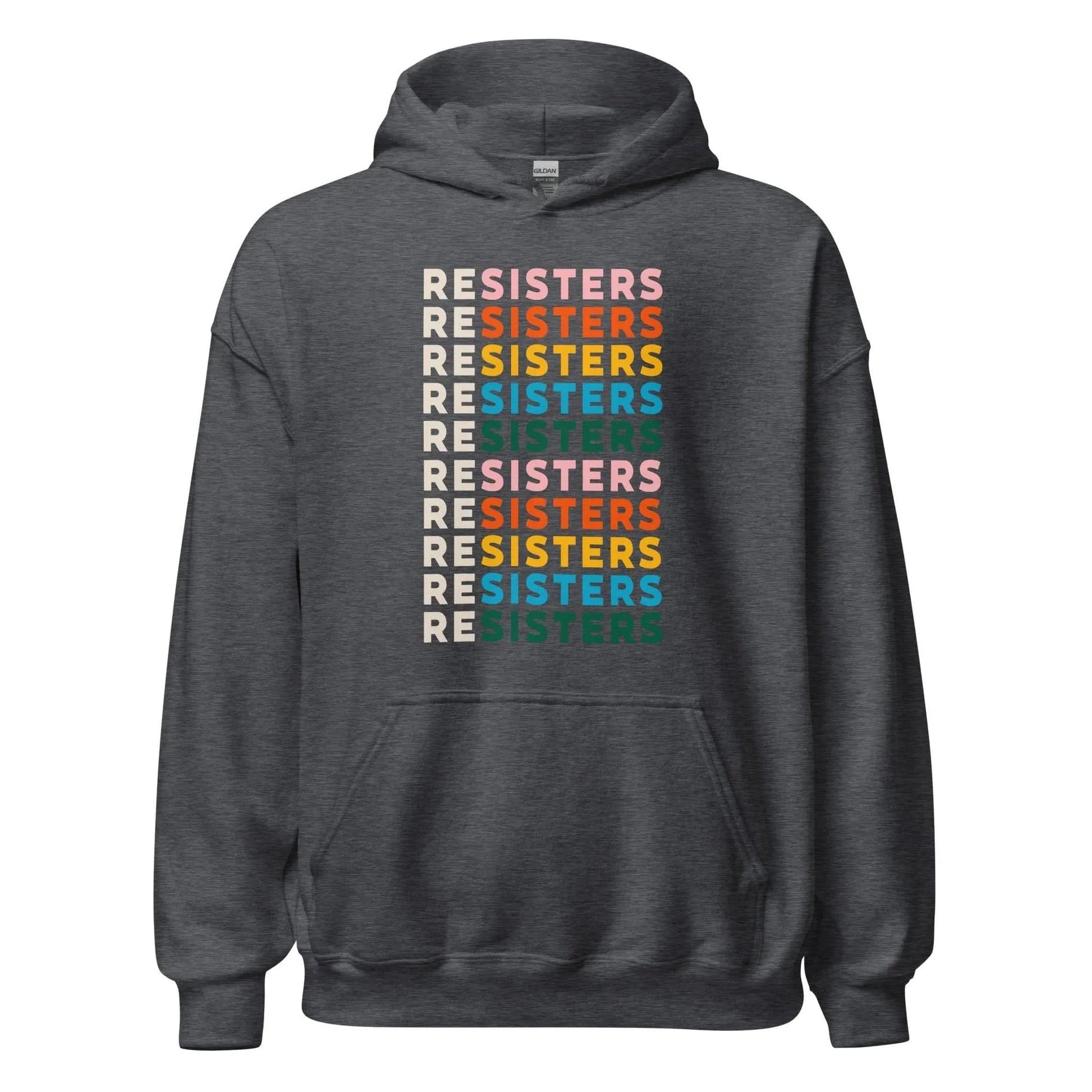 reSISTERS Unisex Hoodie, Sisterhood, Rebel Girl Rampage 