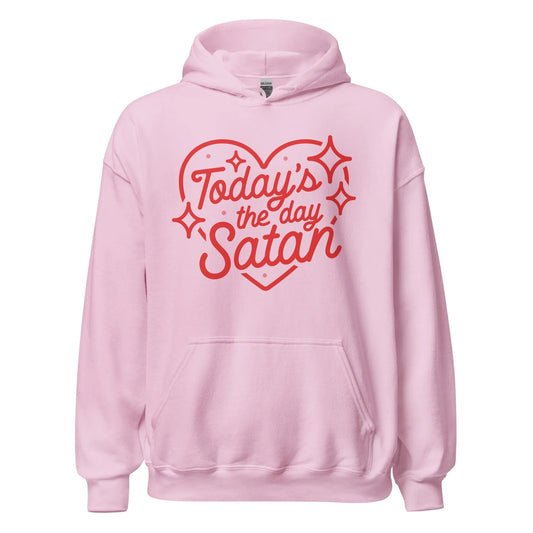 Today is the Day Satan unisex hoodie, Hearts and Demons, Witchy clothing, Rebel Girl Rampage 