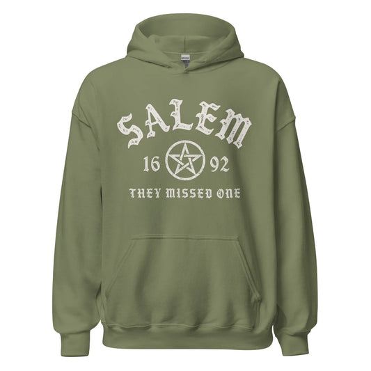 Salem University 1692 Hoodie, Witches you couldn’t burn, School Pride, Rebel Girl Rampage 
