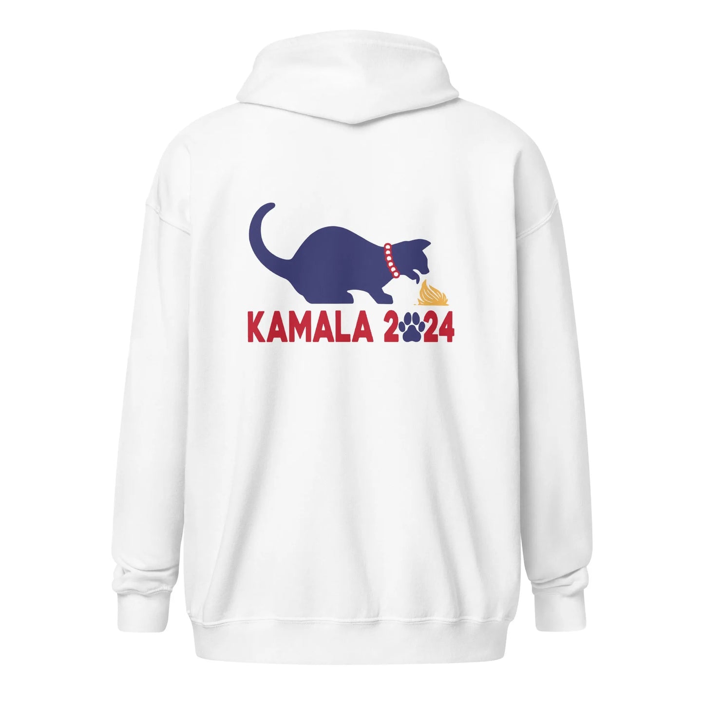 Kamala Kat Unisex Zip Hoodie, Rebel Girl Rampage, Hoodies, Shirts & Tops, Designs by Annie