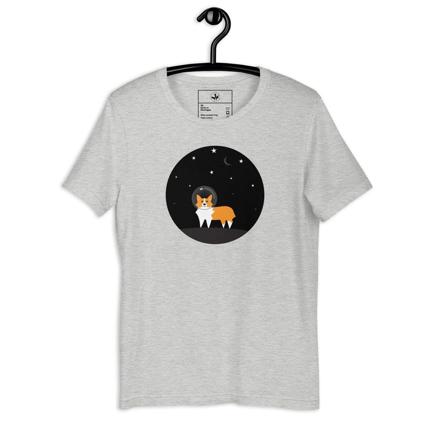 Astro Space Corgi Unisex T-Shirt, Rescue Dogs, Adopt, Rebel Girl Rampage 
