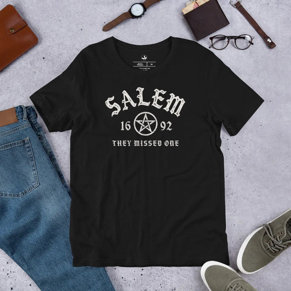Salem University Unisex T-Shirt, Witch School, Team Spirit, Halloween, Rebel Girl Rampage 