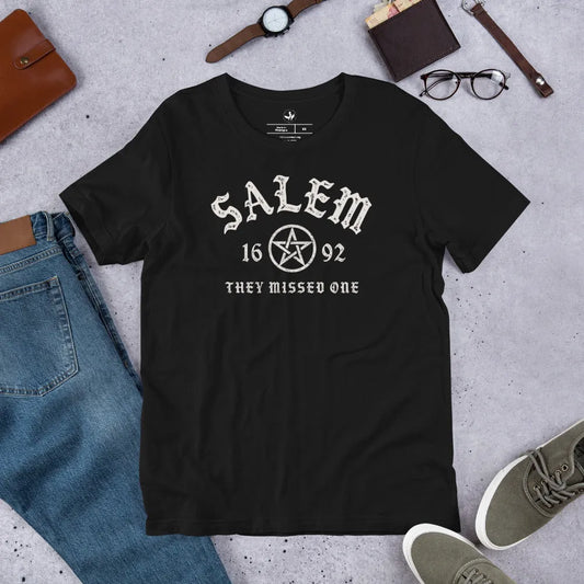 Salem University Unisex T-Shirt, Witch School, Team Spirit, Halloween, Rebel Girl Rampage 