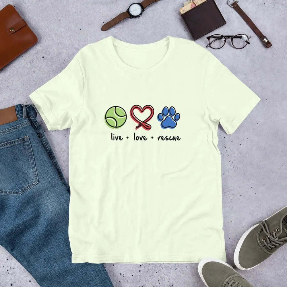 Live Love Rescue Unisex T-Shirt