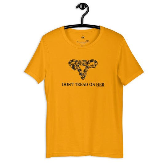 Don’t Tread On Her Uterus Mens Unisex Pro Choice ally Reproductive Rights T Shirt Rebel Girl Rampage Anne Lesniak