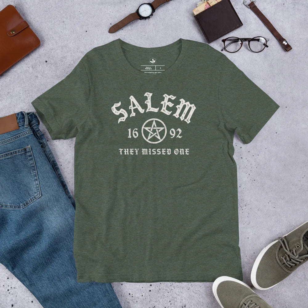 Salem University Unisex T-Shirt, Witch School, Team Spirit, Halloween, Rebel Girl Rampage 