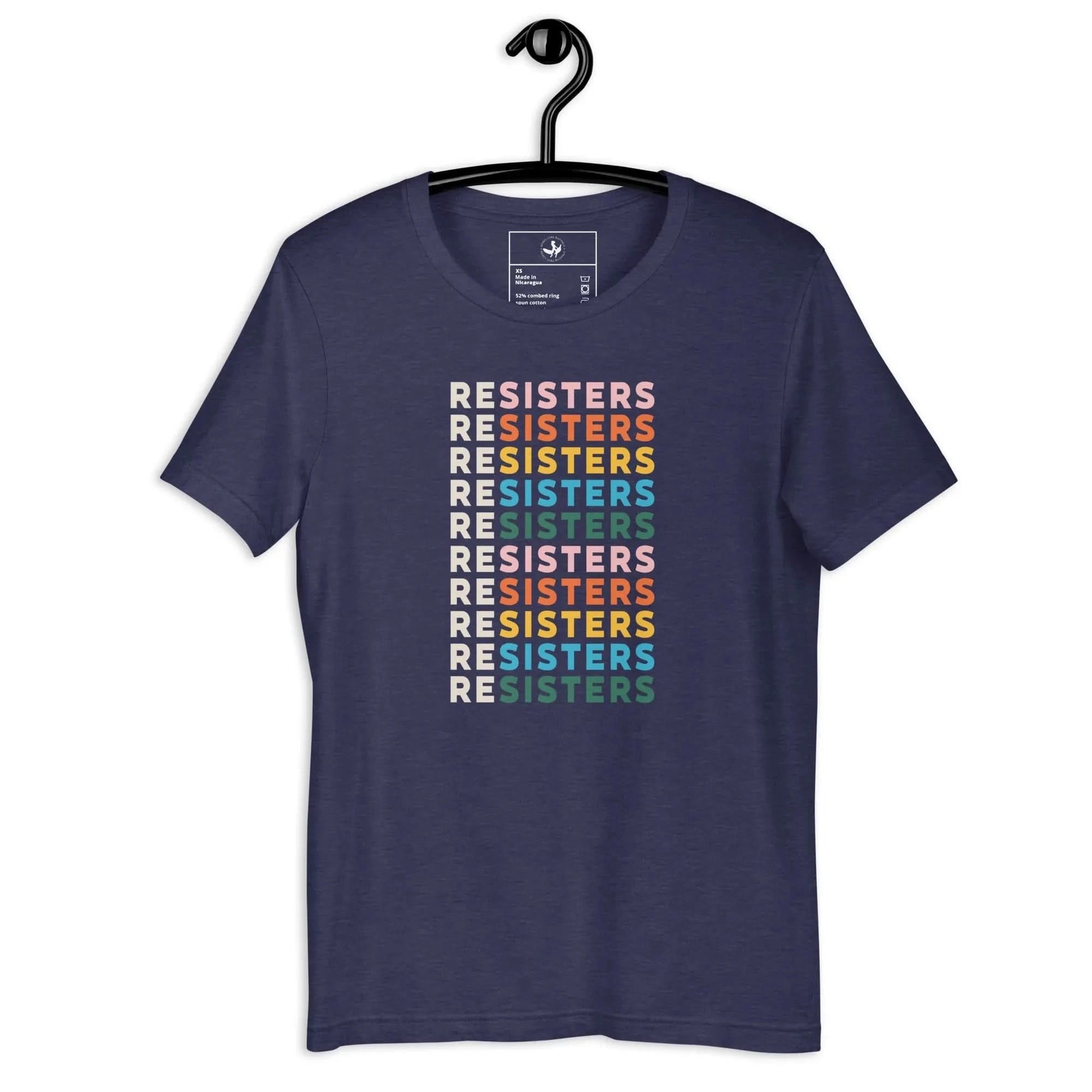 reSisters unisex t-shirt, feminist sisterhood shirt, Rebel Girl Rampage