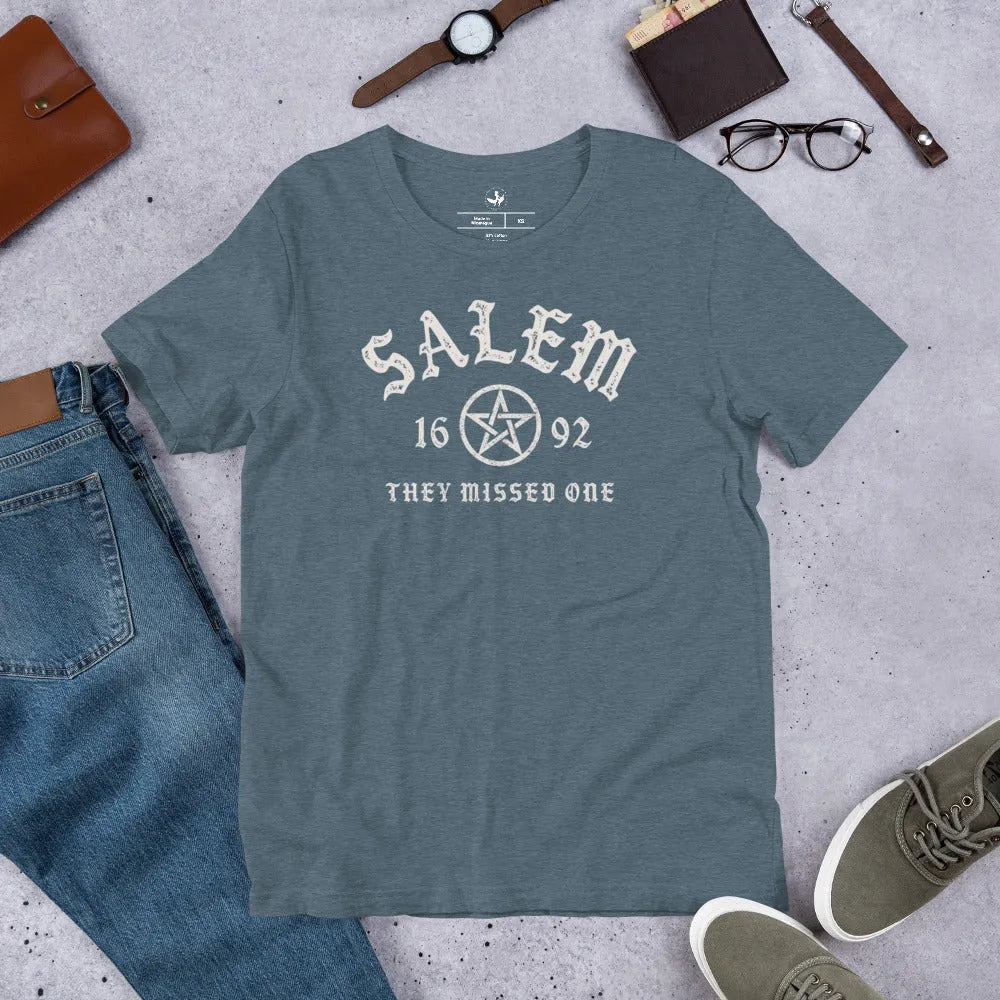 Salem University Unisex T-Shirt, Witch School, Team Spirit, Halloween, Rebel Girl Rampage 