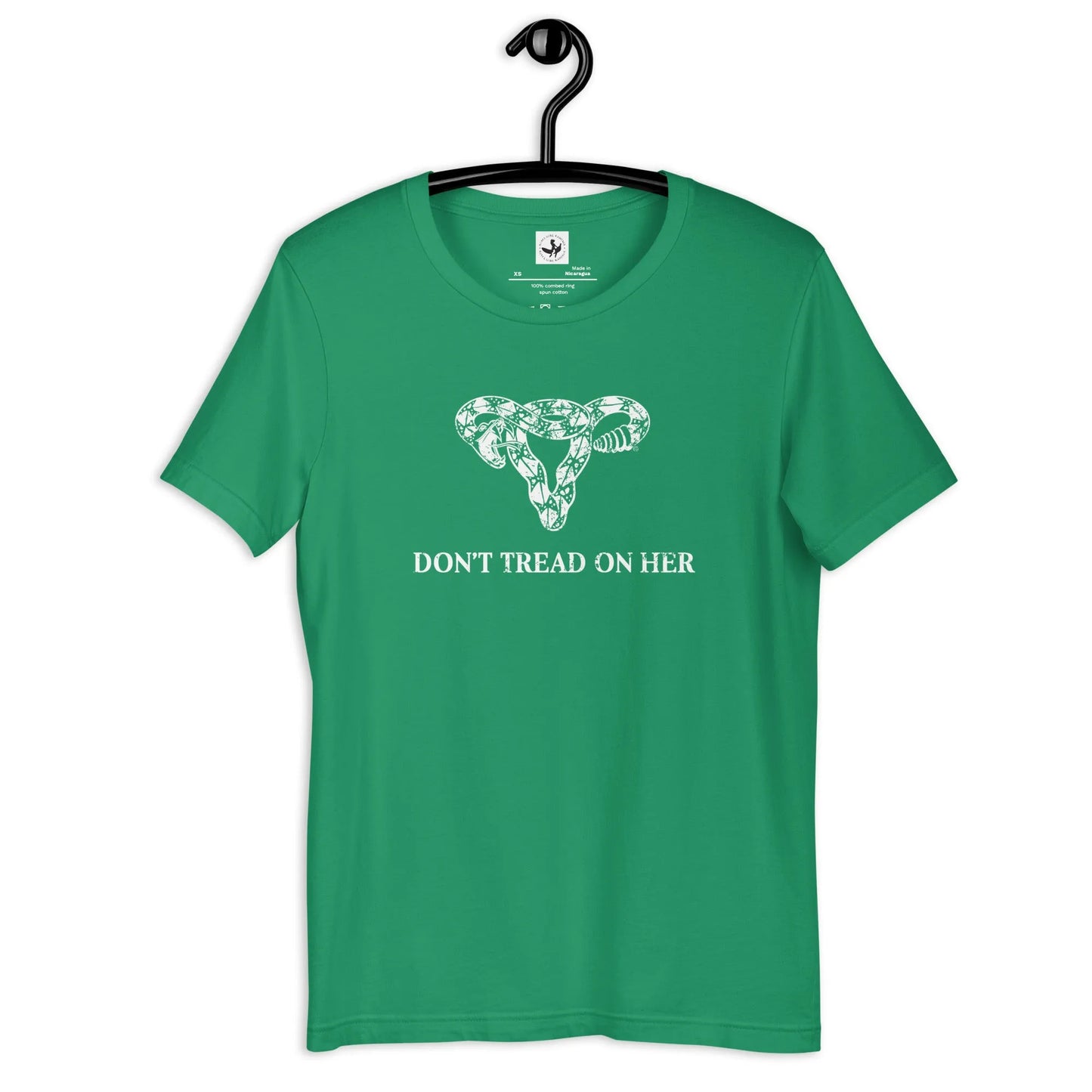 Don’t Tread On Her Uterus Mens Unisex Pro Choice ally Reproductive Rights T Shirt Rebel Girl Rampage Anne Lesniak