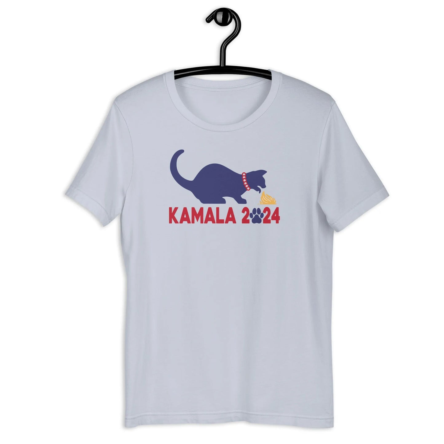 Kamala Kat Unisex T-Shirt Demure Childless Cat Lady democrat election Rebel Girl Rampage