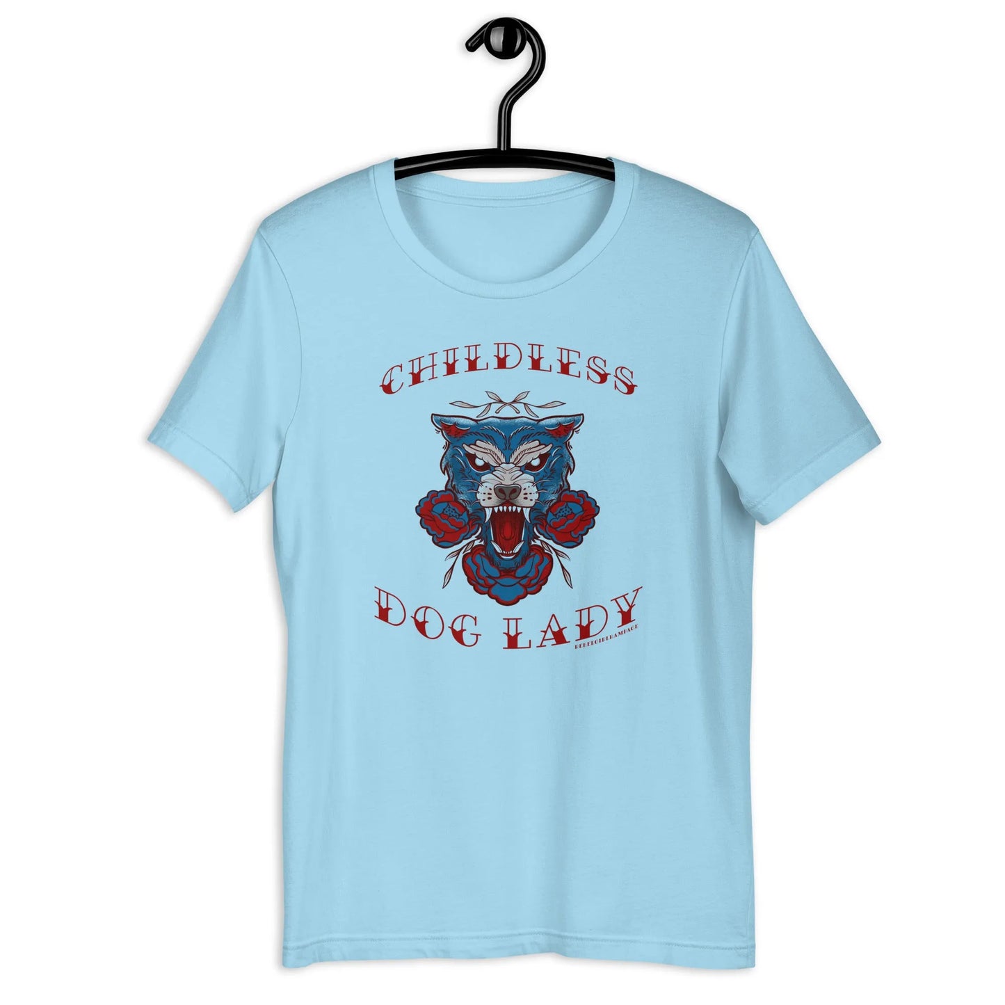 Childless Dog Lady Unisex T-Shirt, Rebel Girl Rampage, T-Shirts, Shirts & Tops, Pets, Designs by Lindsey