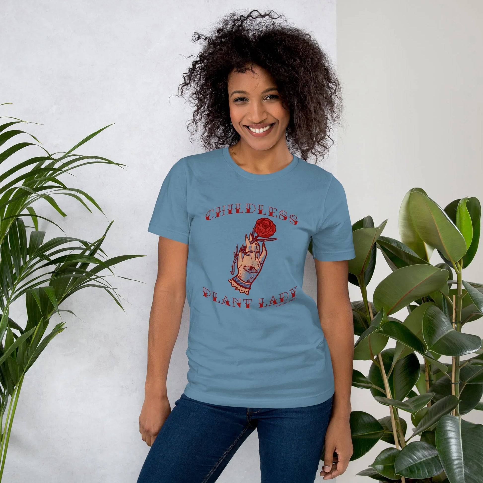 Childless Plant Lady Unisex T-Shirt, Rebel Girl Rampage, T-Shirts, Shirts & Tops, Pets, Designs by Lindsey