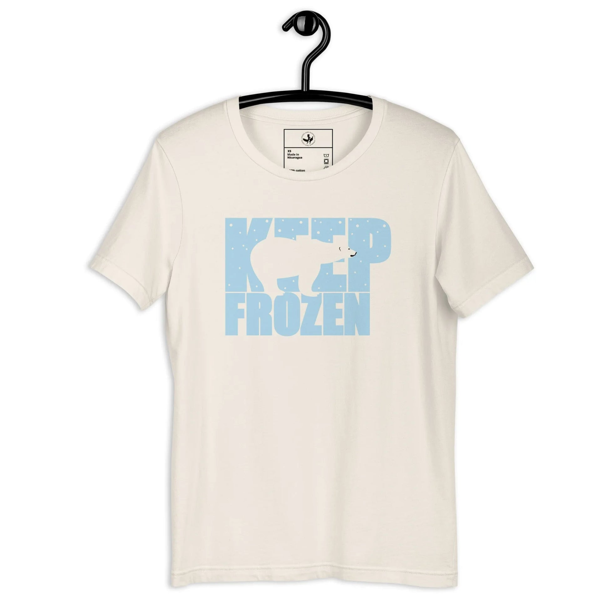 Keep Frozen Polar Bear Unisex T-Shirt, Climate Change, Ice Caps, Nicole Bizzarro, Rebel Girl Rampage