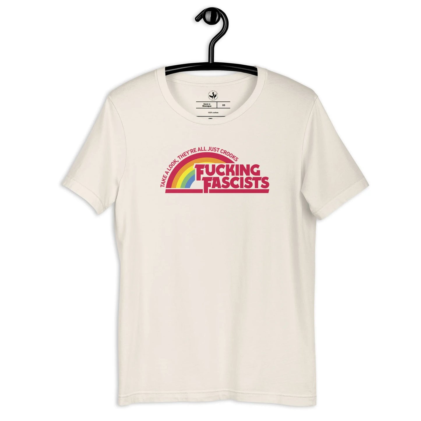 Effin Fascists Unisex T-Shirt, Antifascist, Equality, Protest, Rebel Girl Rampage