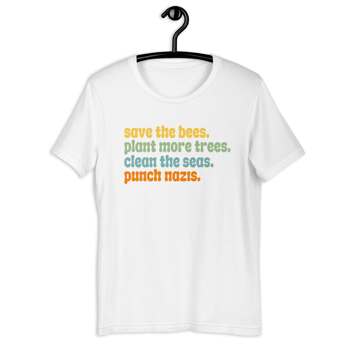 Bees, Trees, Seas,  Punch Nazi’s Rhyme Unisex T-Shirt, Anne Lesniak, Rebel GIrl Rampage