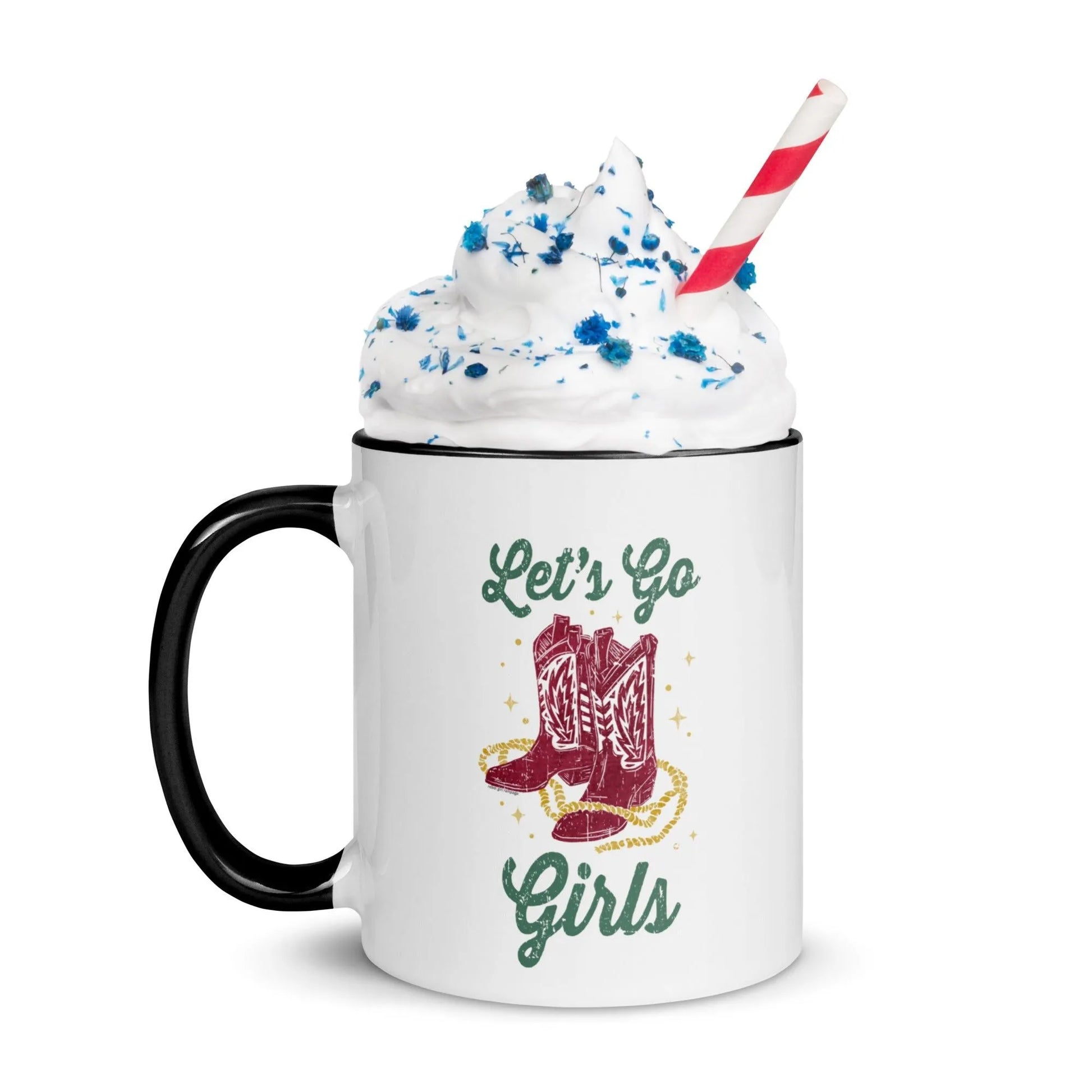 Let’s Go Girls women empowerment Nashville feminist texas cowgirl Ceramic Coffee Mug Rebel Girl Rampage
