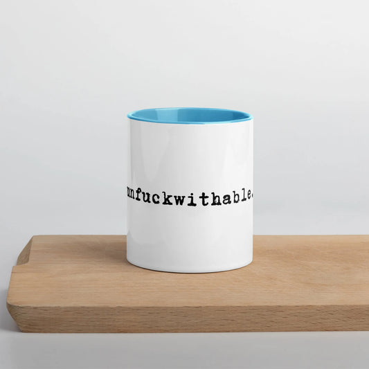 unf*ckwithable. Daily affirmation empowerment Coffee Mug Rebel Girl Rampage