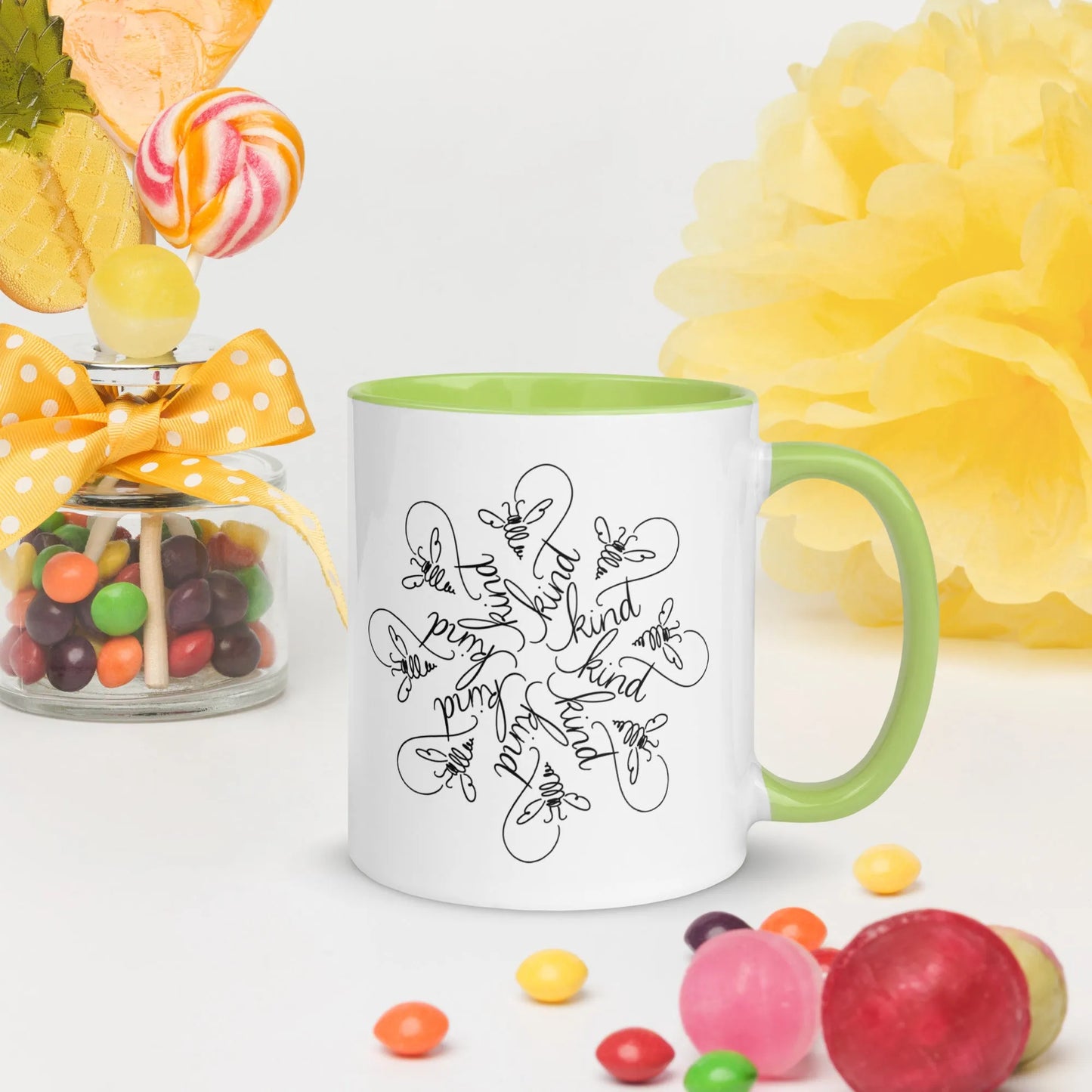 Bee Kind Mandala Coffee Mug | Rebel Girl Rampage, Rebel Girl Rampage, Mugs, Home, Nicole Bizzarro, Pets