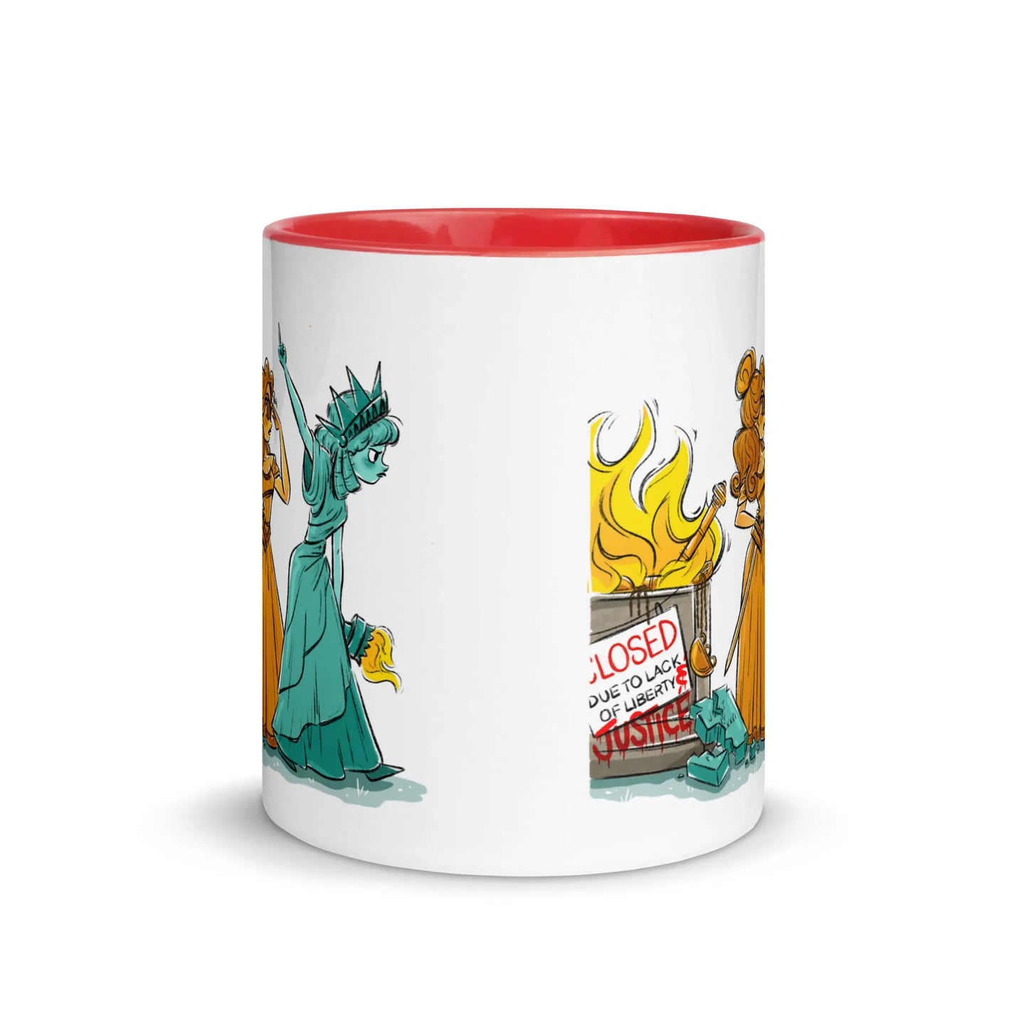 F*ck Your Fourth Ceramic Mug, Rebel Girl Rampage, Mug, Home, Designs by Annie