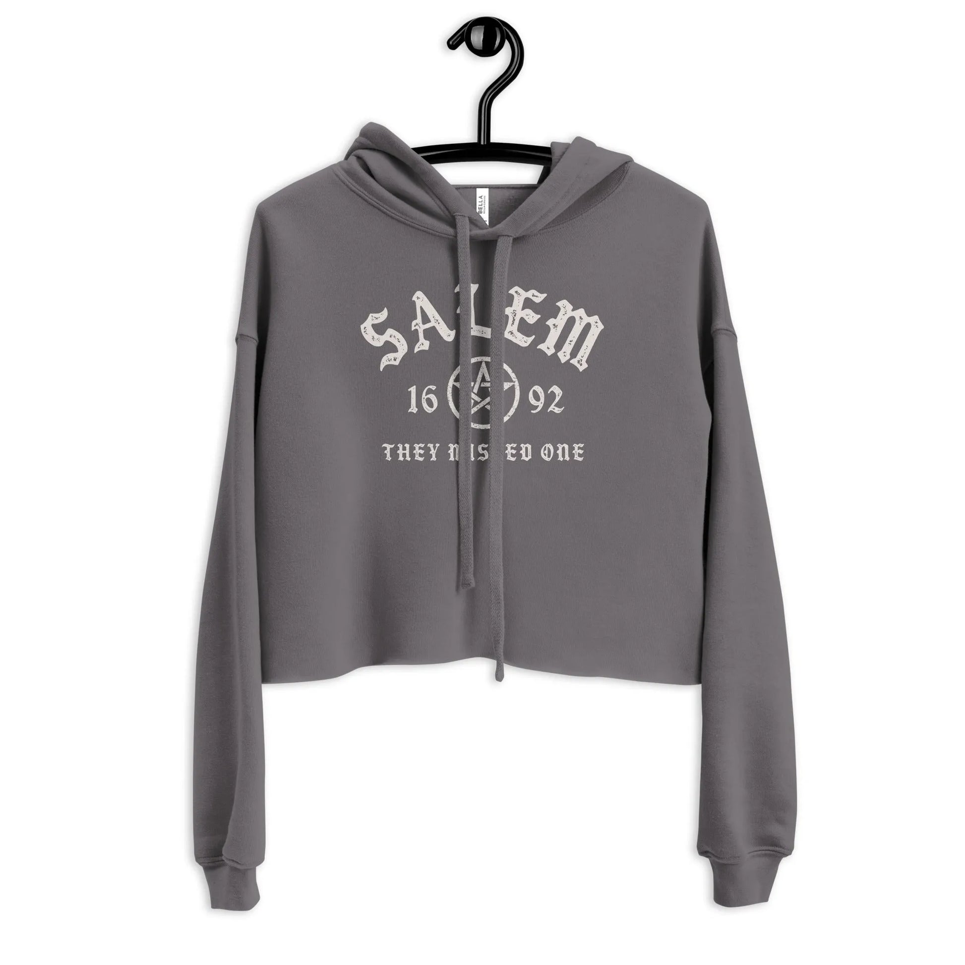 Salem University Crop Hoodie, witch School pride, Massachusetts girl power, Rebel Girl Rampage 