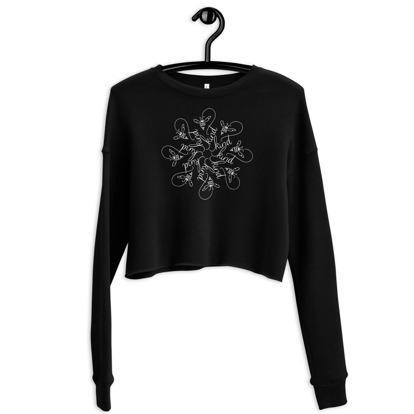 Bee Kind Mandala Crop Sweatshirt, Rebel Girl Rampage, Hoodies, Shirts & Tops, Nicole Bizzarro