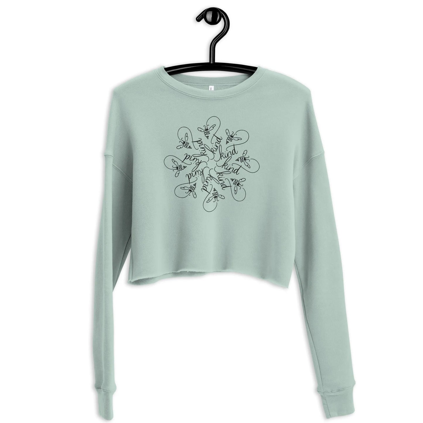 Bee Kind Mandala Crop Sweatshirt, Rebel Girl Rampage, Hoodies, Shirts & Tops, Nicole Bizzarro