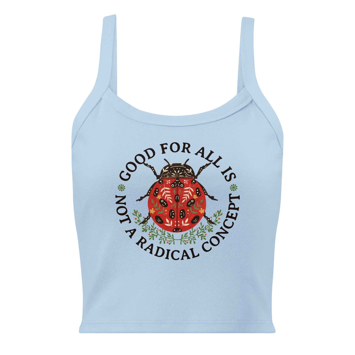 Good For All Ladybug Crop Tank Top