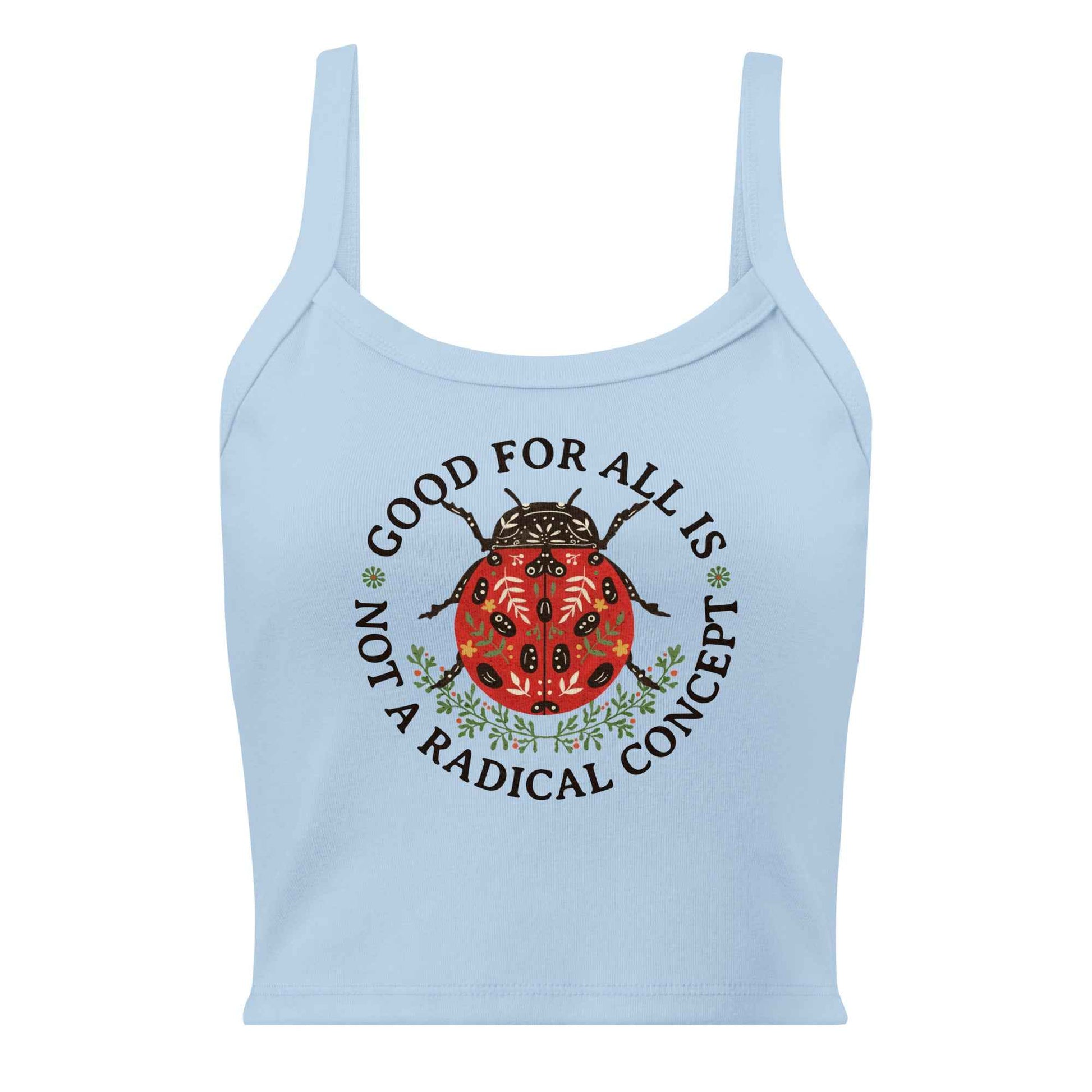 Good For All Ladybug Crop Tank Top