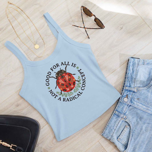Good For All Ladybug Crop Tank Top
