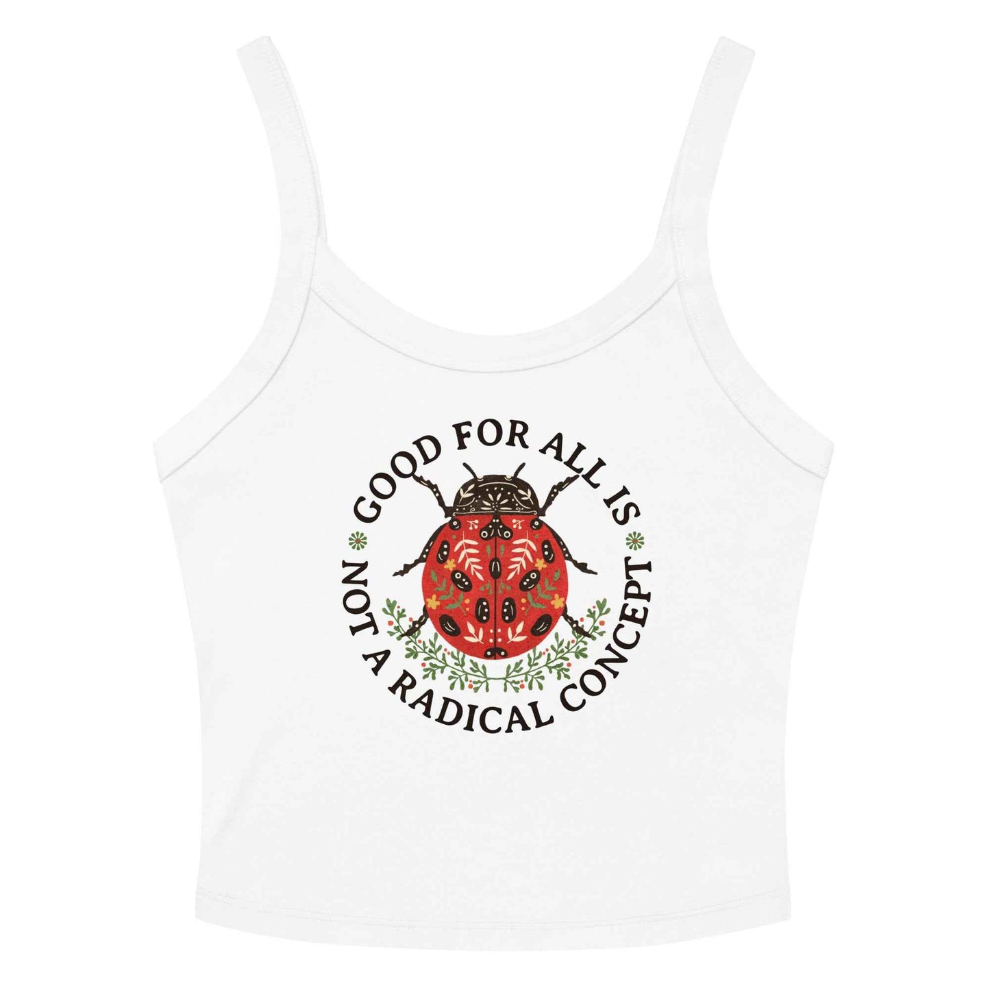Good For All Ladybug Crop Tank Top
