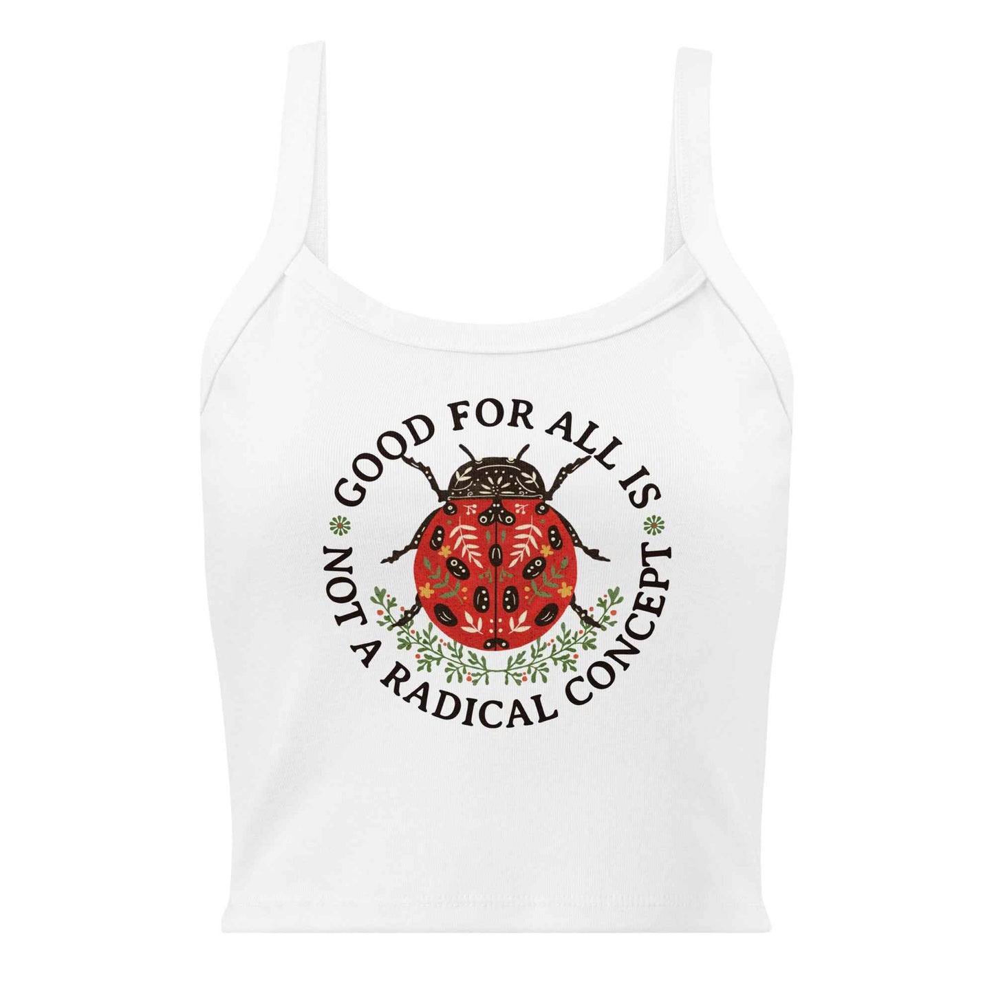Good For All Ladybug Crop Tank Top